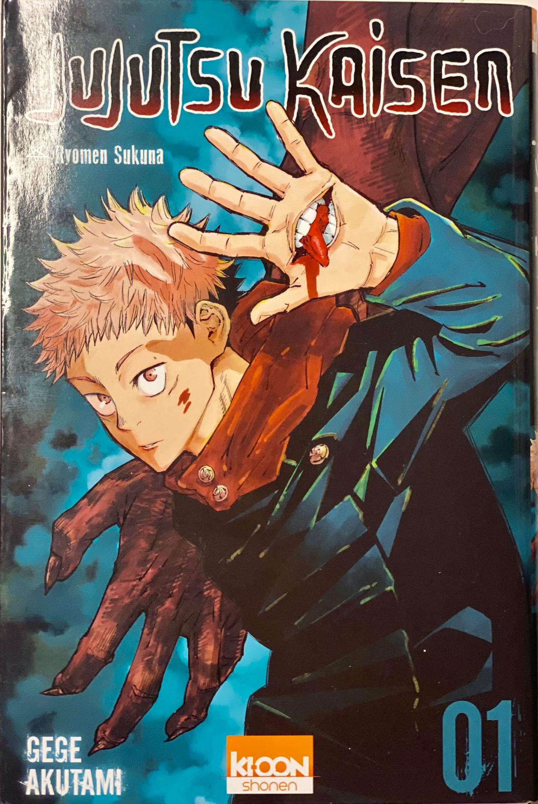 Jujutsu kaisen tome 1