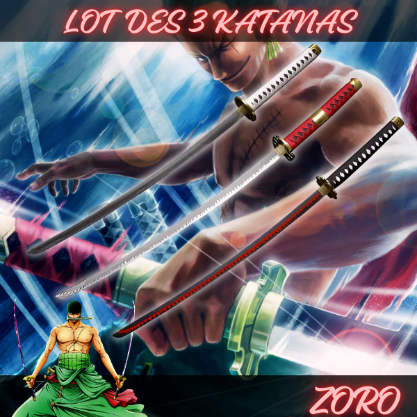 Lot de katana Zoro