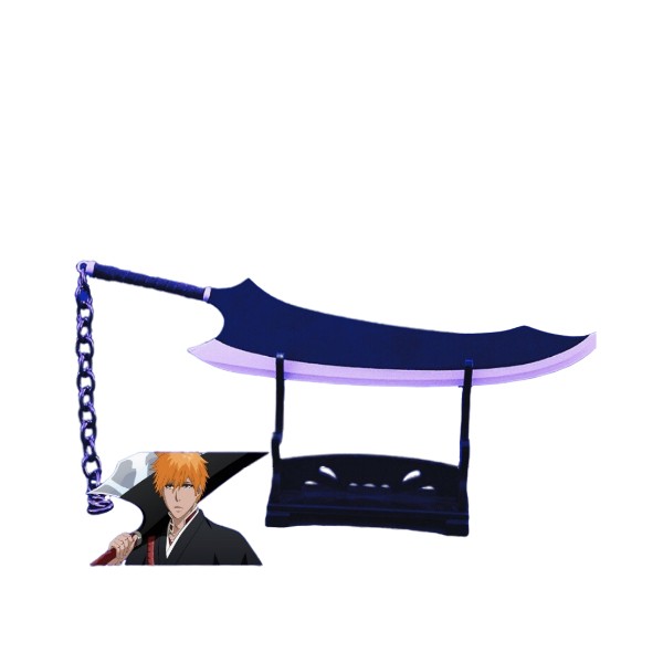 Porte-clé Bleach Bankai Ichigo, mini réplique du Tensa Zangetsu d’Ichigo Kurosaki