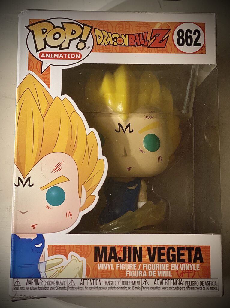 Figurine pop majin vegeta
