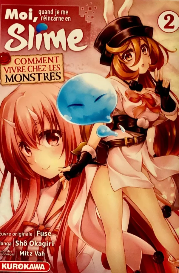 Moi, quand je me réincarne en Slime 
comment vivre chez les monstres Tome 2
