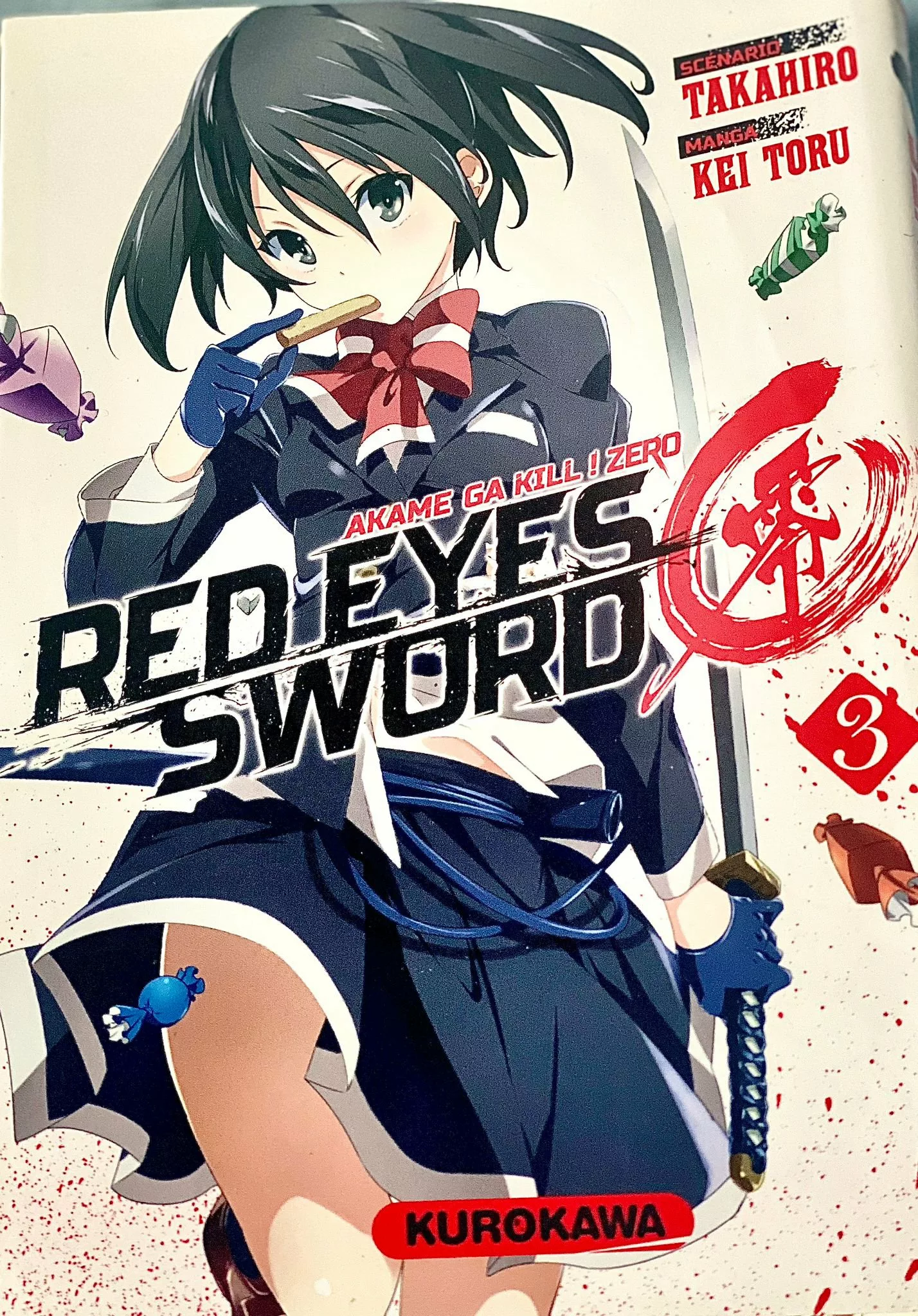 Red Eyes Sword Akame Ga Kill Zero !Tome 3