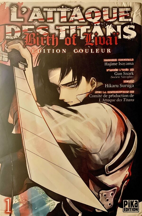 L'attaque des Titans Birth of Livai Tome 1 Édition couleur