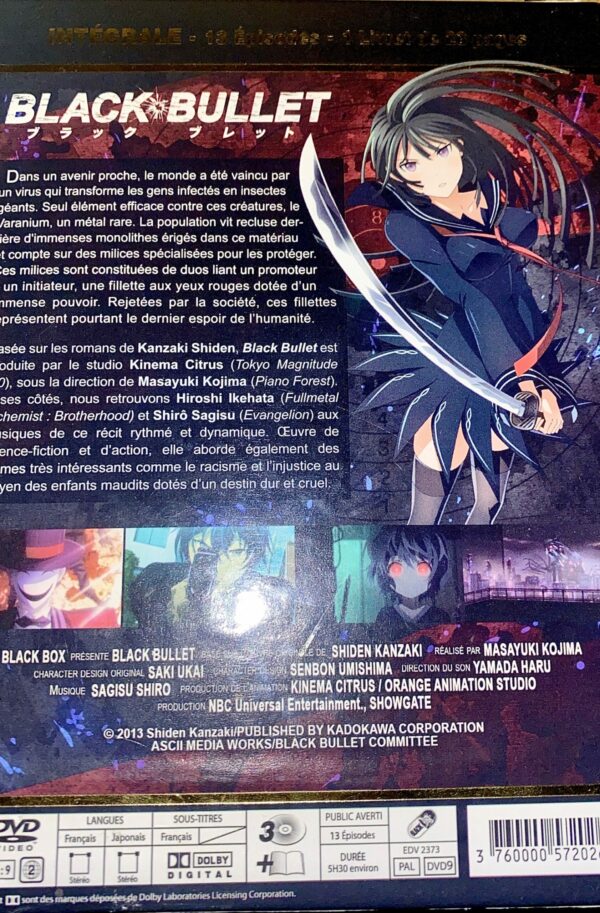 DVD Black Bullet- Edition Gold