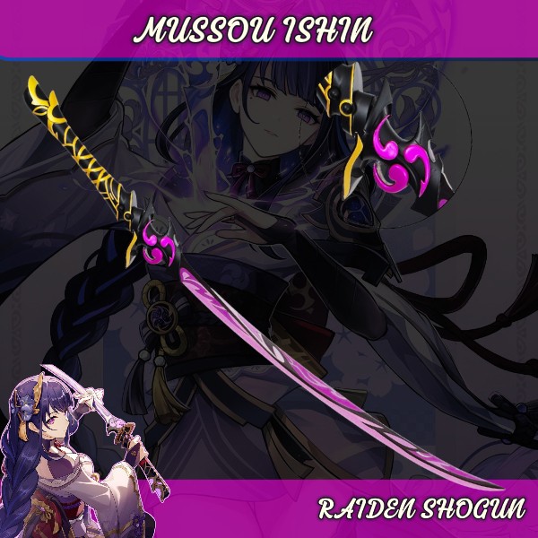 Katana Musou Isshin – Raiden Shogun (Genshin Impact)