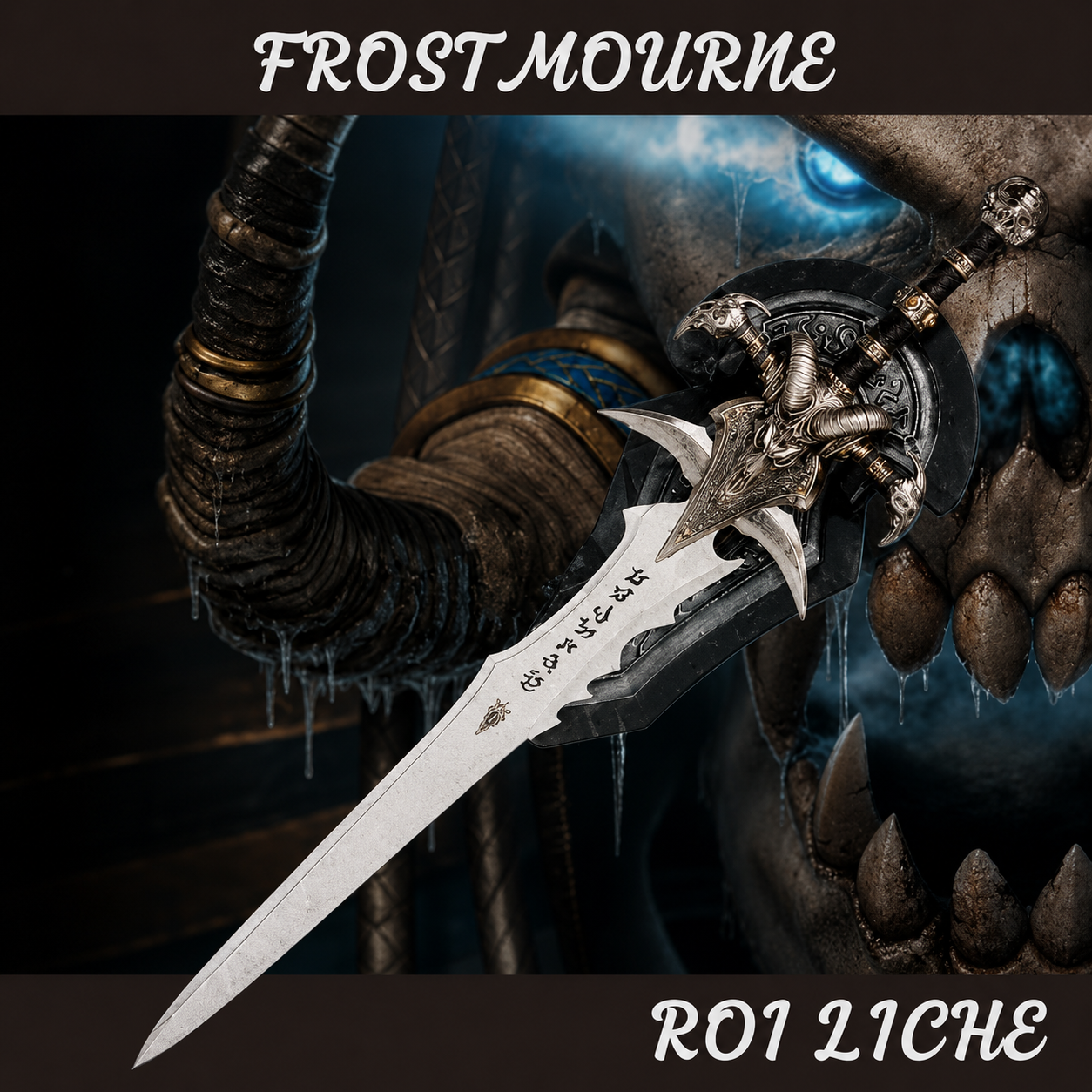 Réplique Épée Frostmourne – Roi Liche (World of Warcraft)