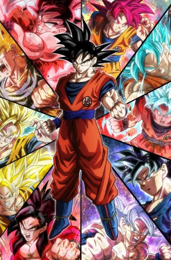 Cadre lenticulaire DBZ Sangoku Végéta