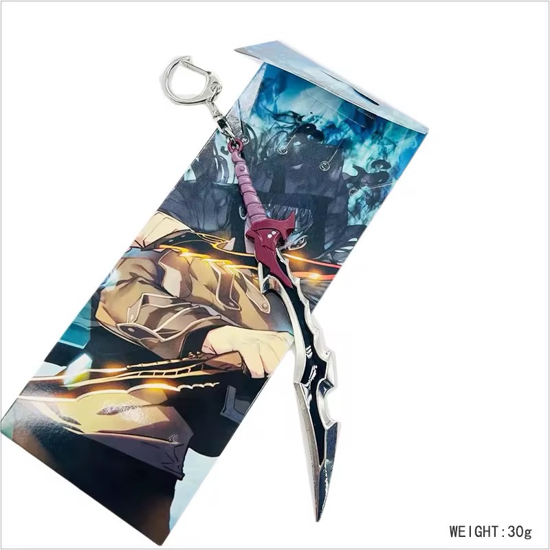 Porte-clé Solo Leveling Knight Killer, réplique de la dague de Sung Jin-Woo inspirée du manhwa Solo Leveling