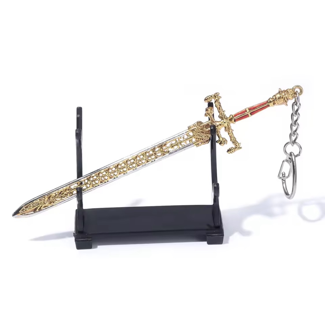 Porte clef Elden Ring Epee de la nuit et de la flamme