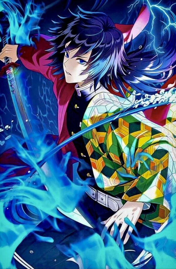 Cadre lenticulaire Démon Slayer Tanjiro Rengoku Tomioka